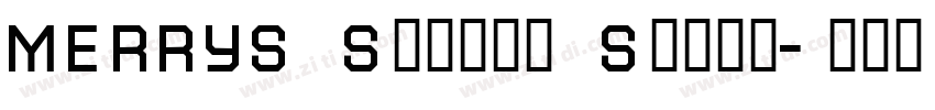 MERRYS Square Semib字体转换